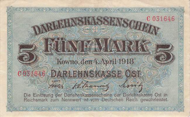 ro. 467 C 5 Mark 1918